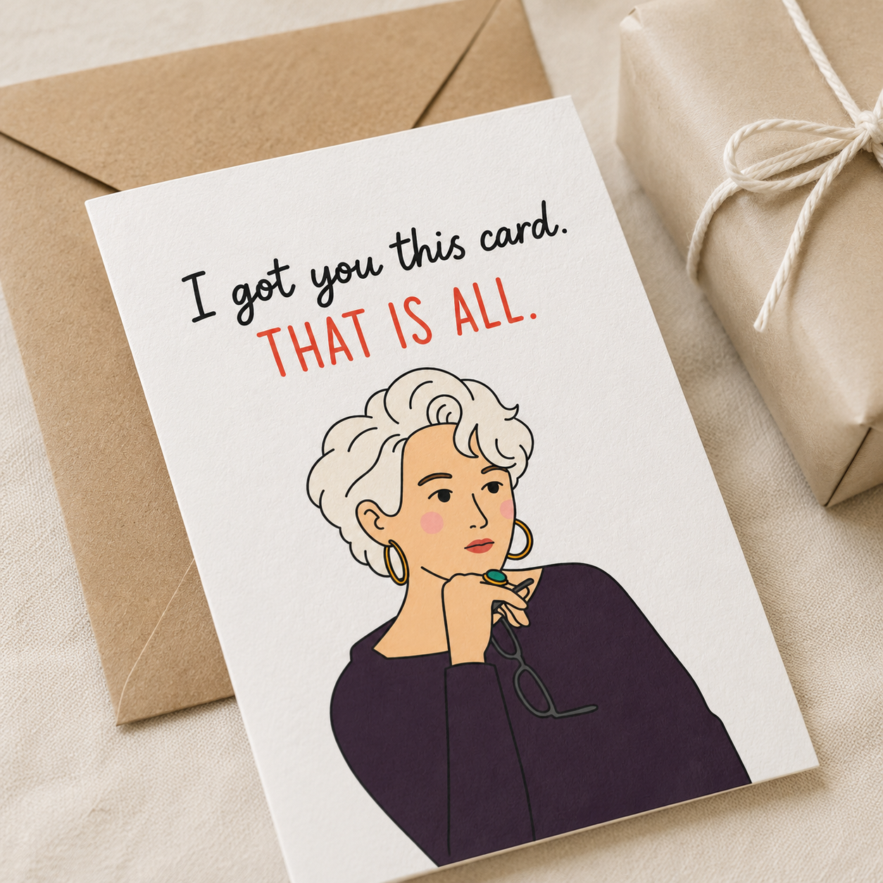 The Devil Wears Prada Funny Birthday Card