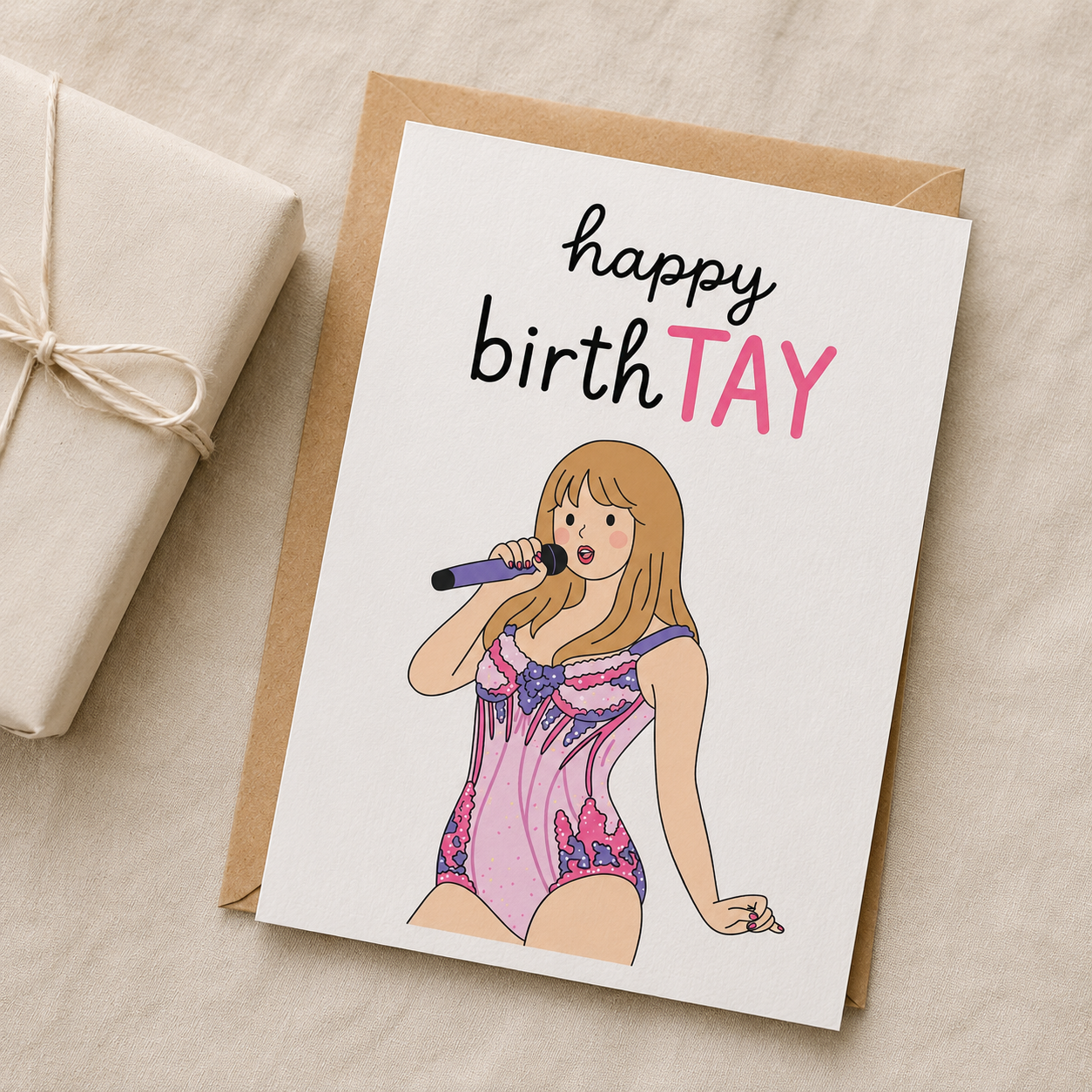 Taylor Swift-inspired Birthday Card