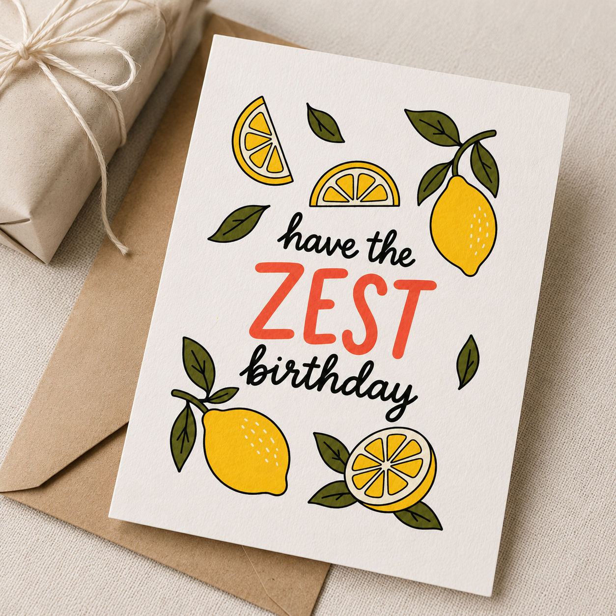 Have the Zest Birthday Greeting Card