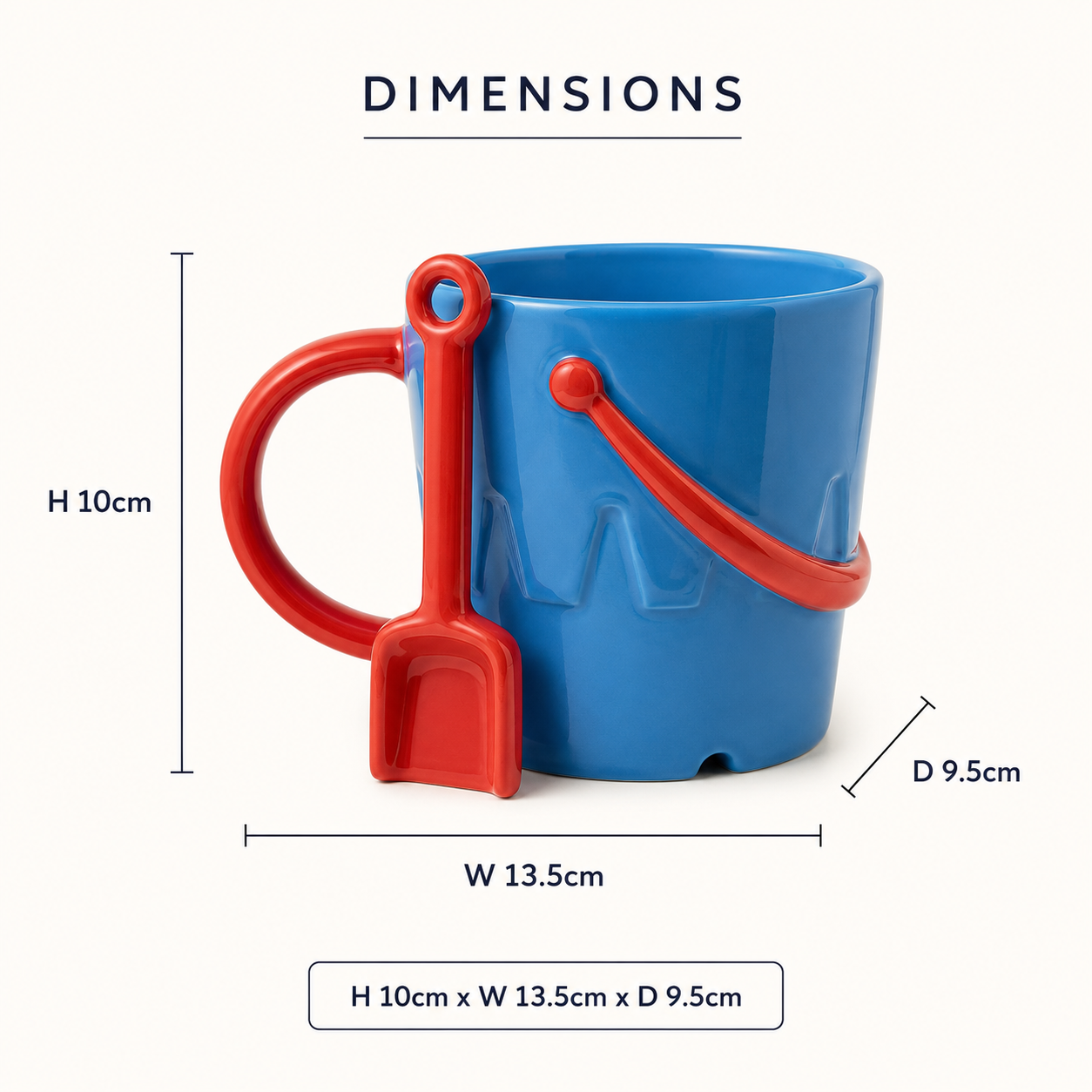 Bucket & Spade Beach Mug
