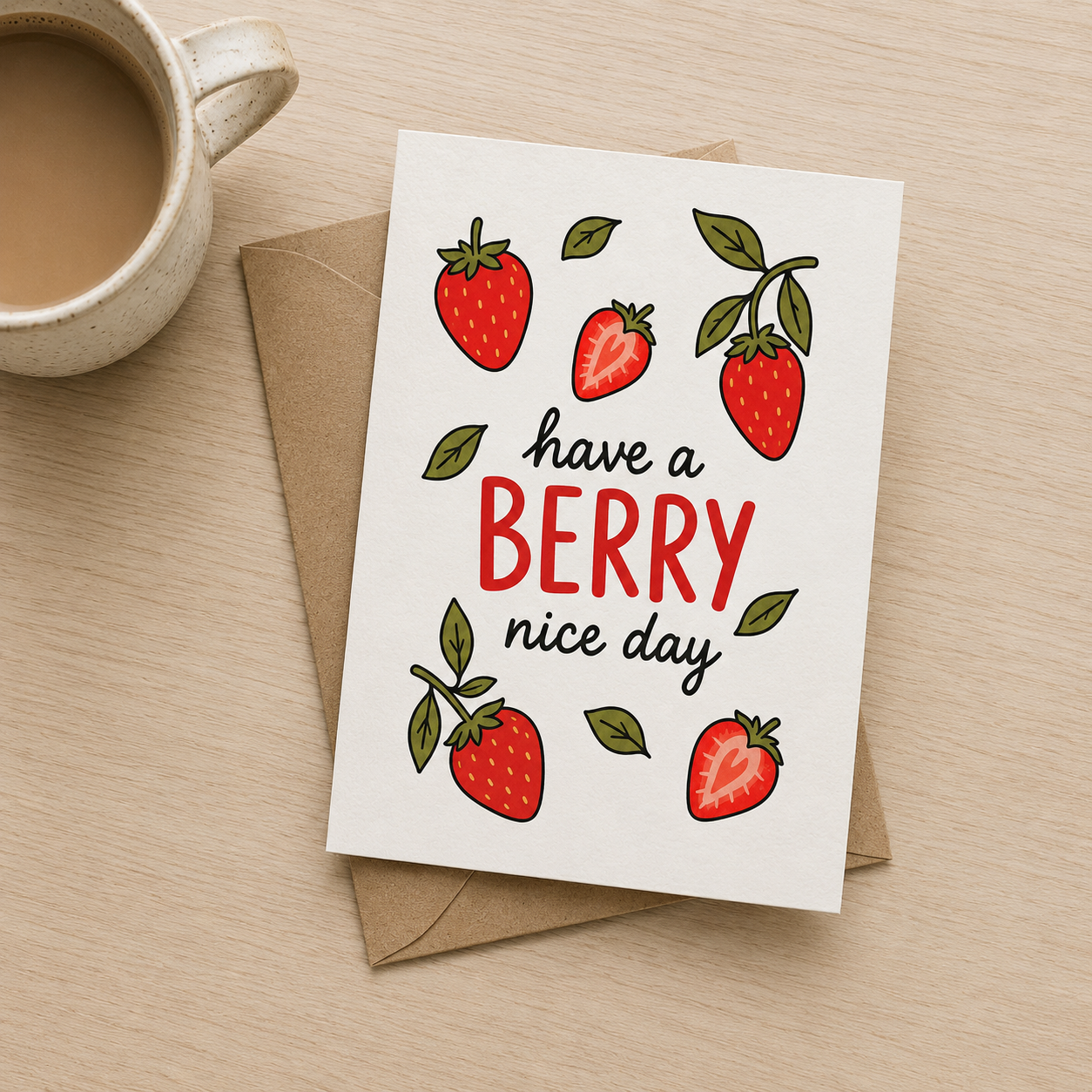Have a Berry Nice Day Greeting Card