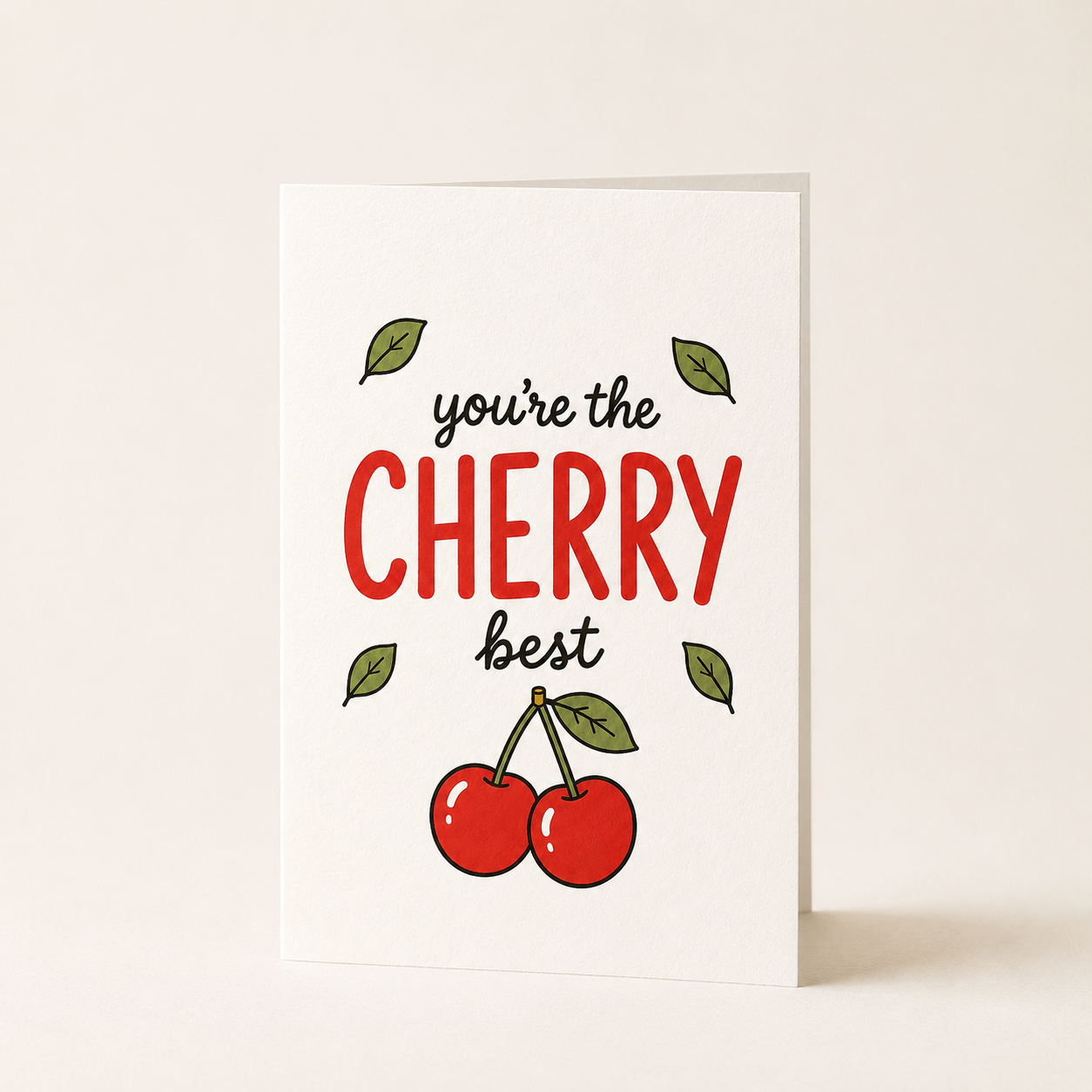 Cherry Best Friendship Card