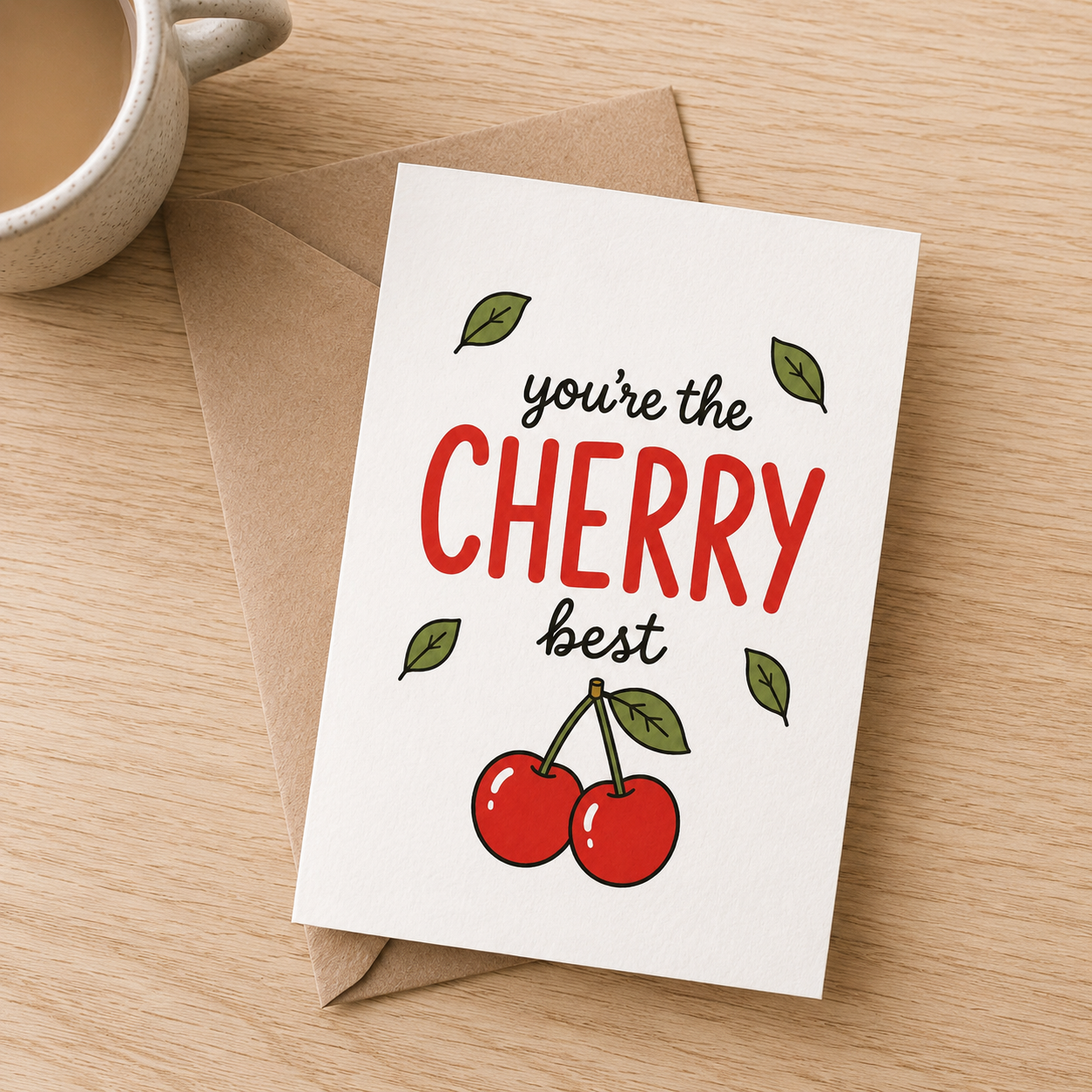 Cherry Best Friendship Card