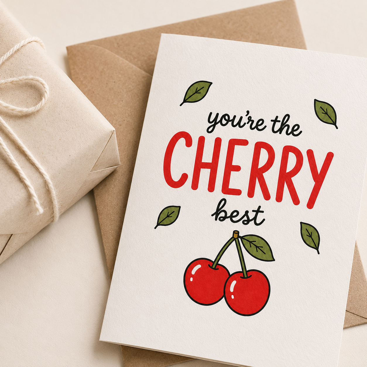 Cherry Best Friendship Card