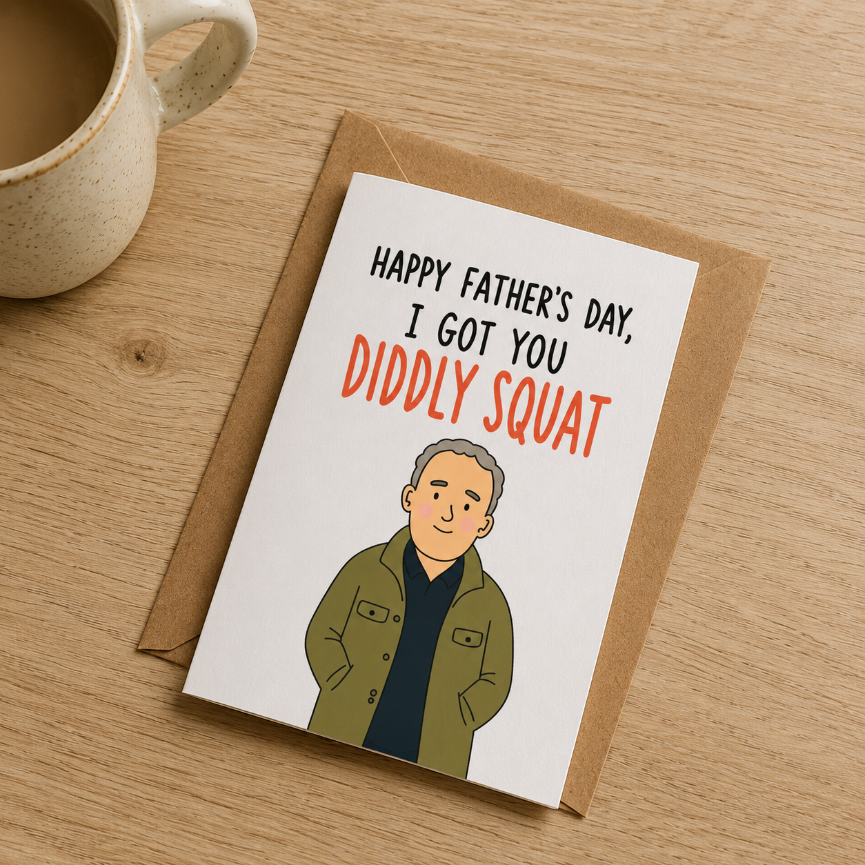 Diddly Squat Funny Father’s Day Card