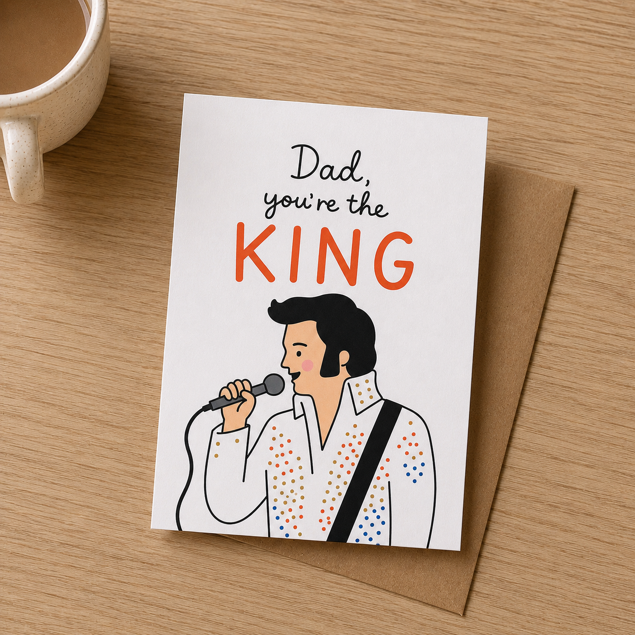 Dad, You’re the King Father’s Day Card