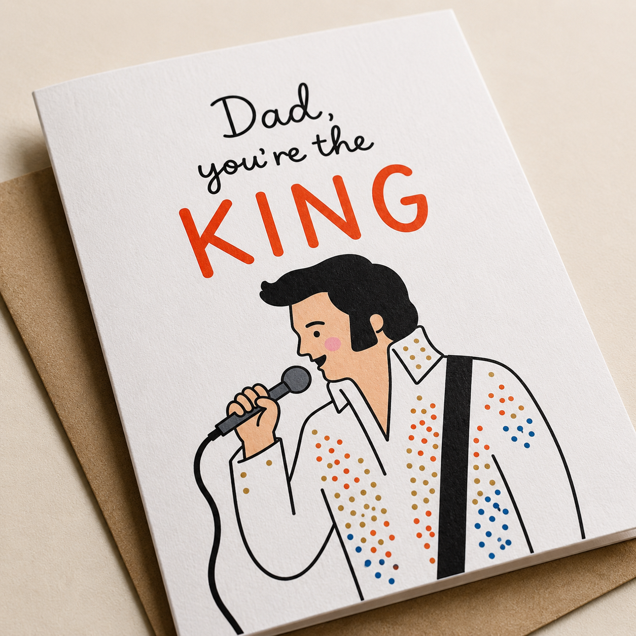 Dad, You’re the King Father’s Day Card