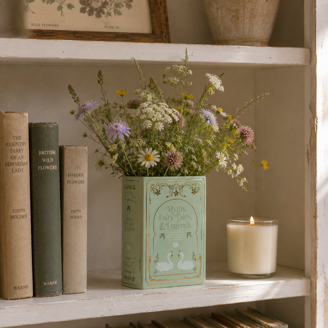 Myths, Fairy Tales & Legends Book Vase