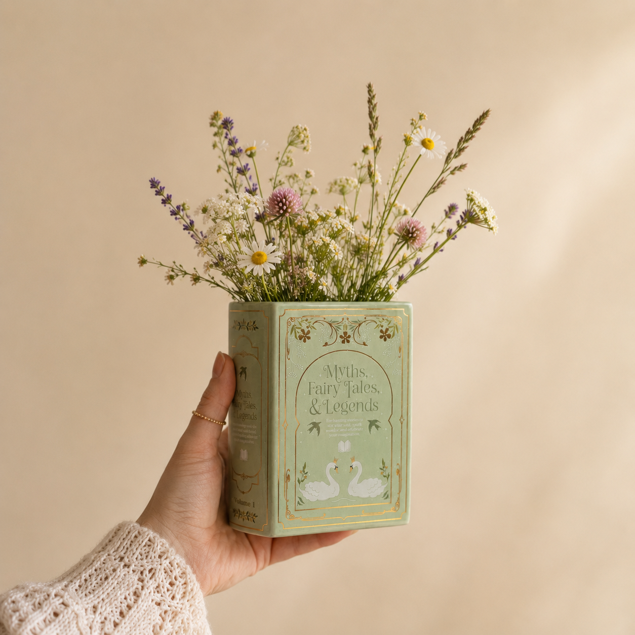 Myths, Fairy Tales & Legends Book Vase