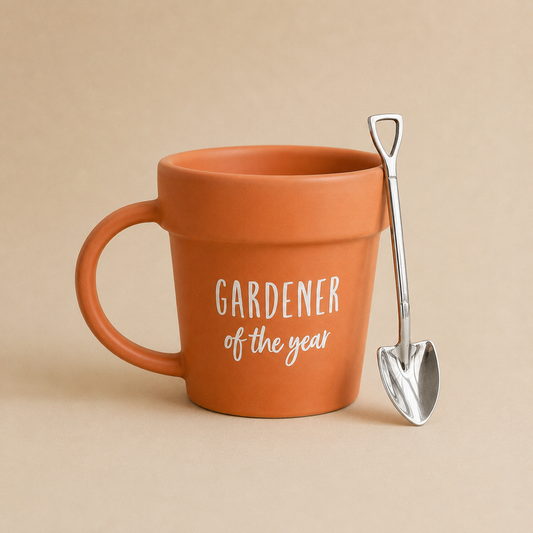 Gardener of the Year Mug & Shovel Spoon