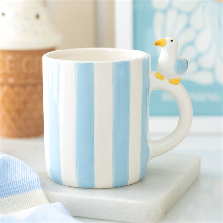Seagull Handle Coastal Mug