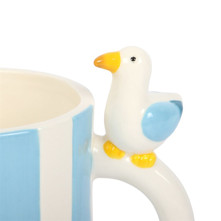 Seagull Handle Coastal Mug