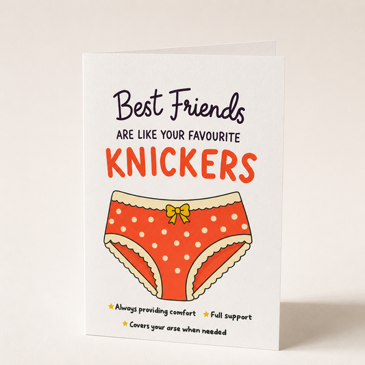 Best Friends Knickers Greeting Card