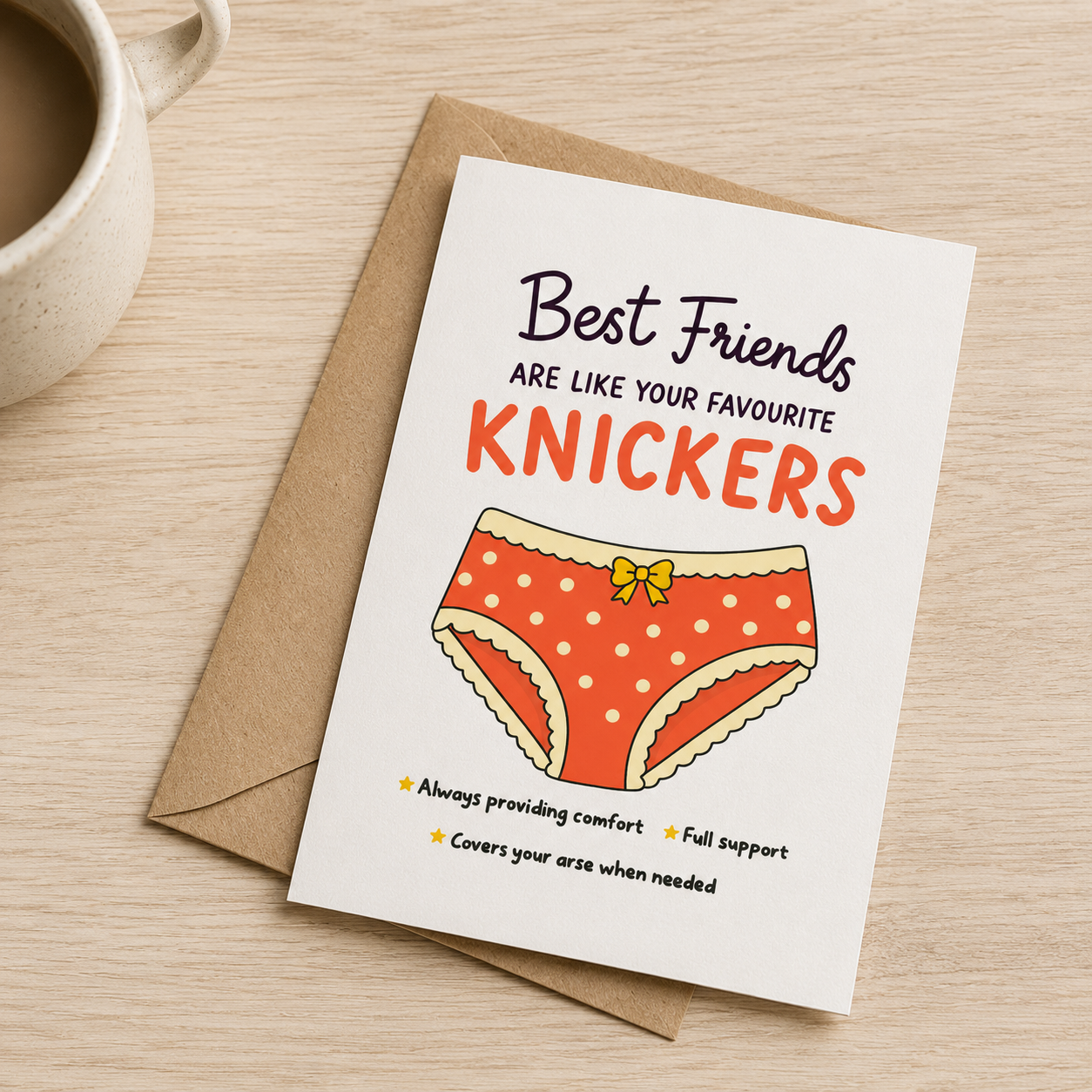 Best Friends Knickers Greeting Card