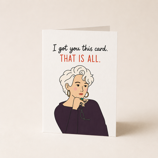 The Devil Wears Prada Funny Birthday Card