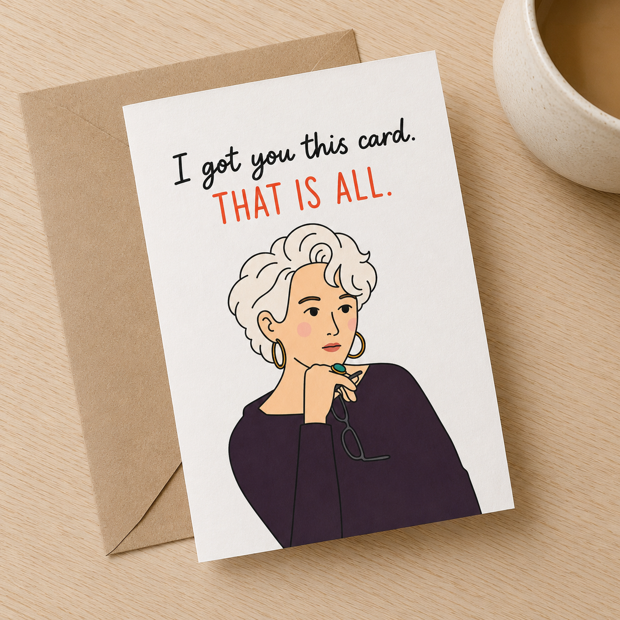 The Devil Wears Prada Funny Birthday Card