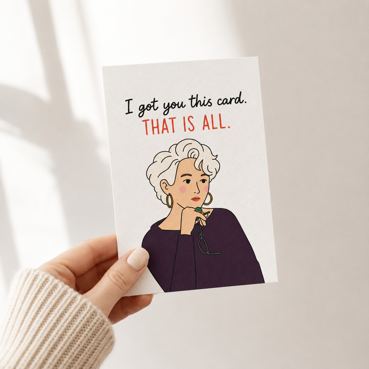 The Devil Wears Prada Funny Birthday Card