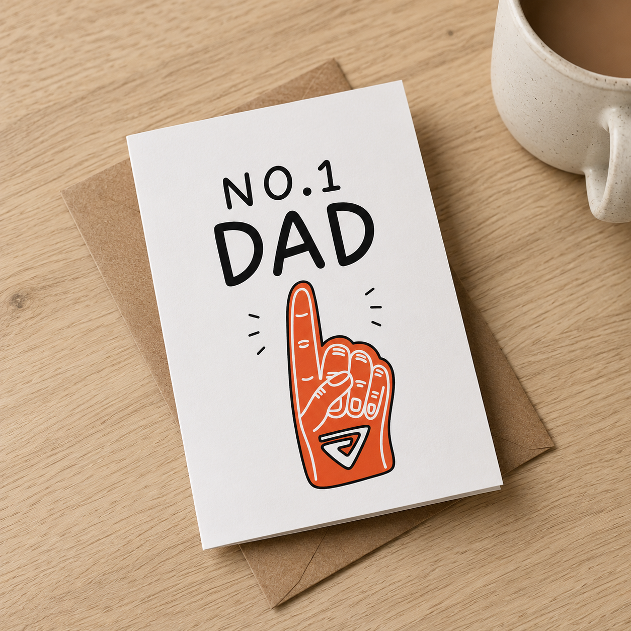 No.1 Dad Funny Father’s Day Card