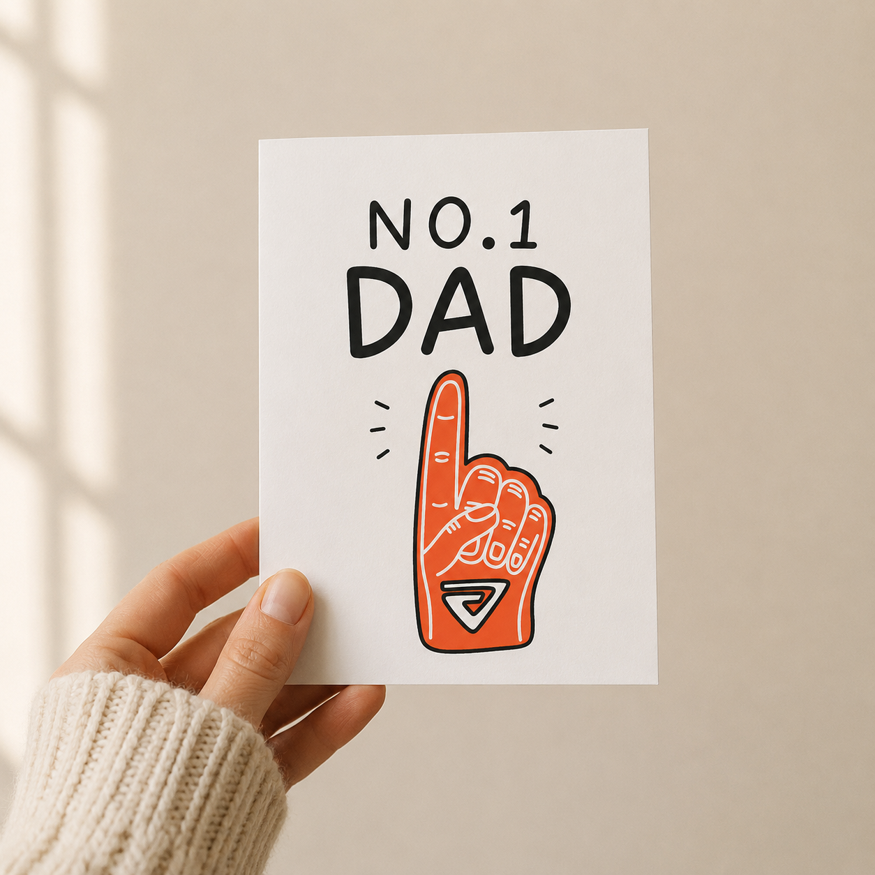 No.1 Dad Funny Father’s Day Card