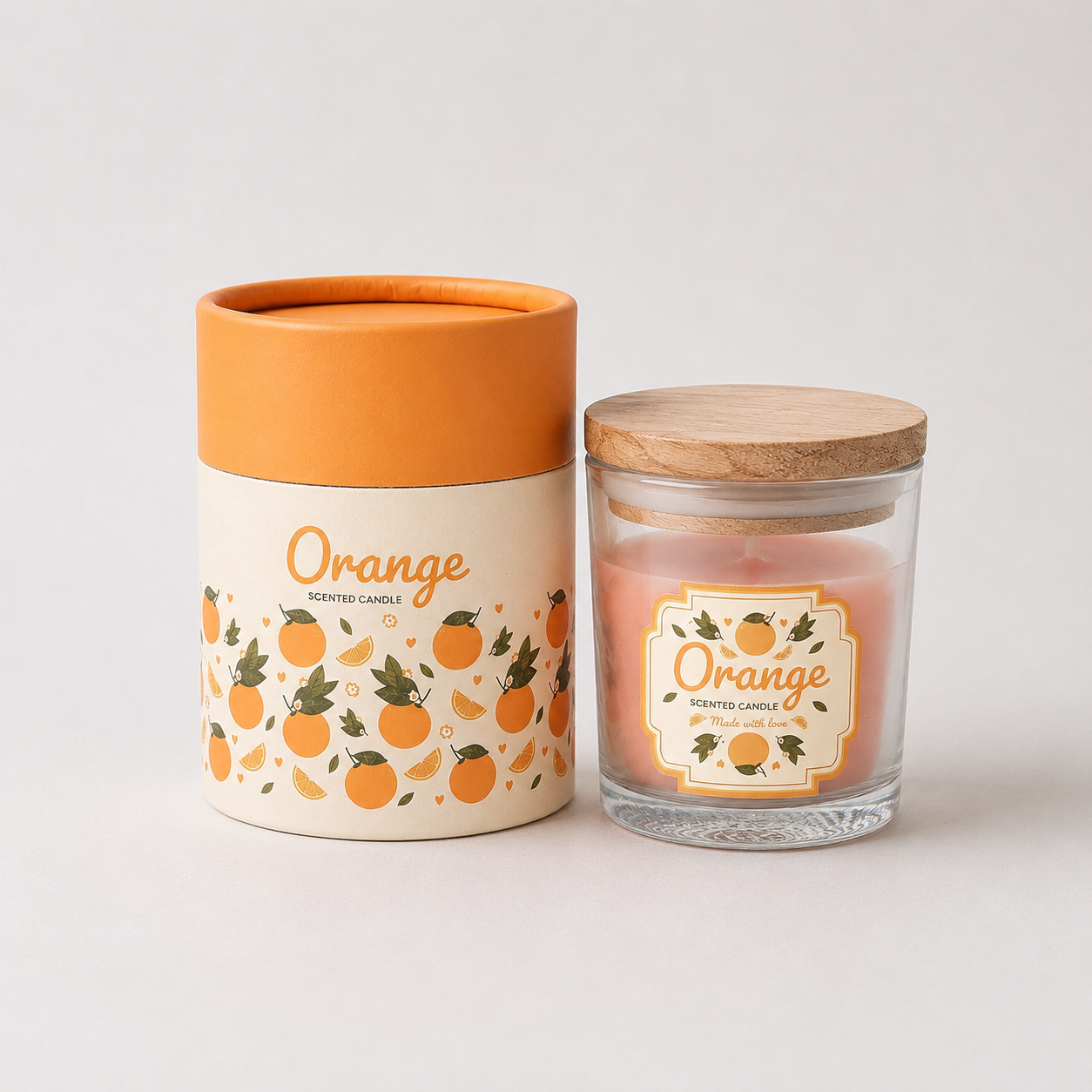 Orange Scented Candle