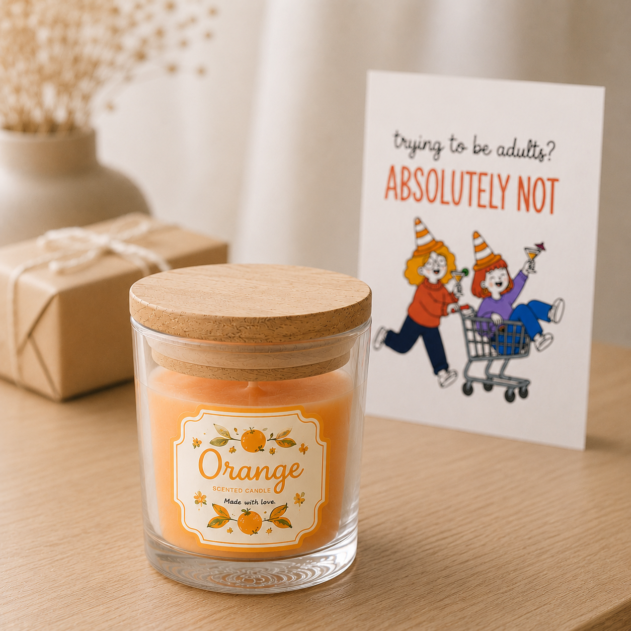 Orange Scented Candle