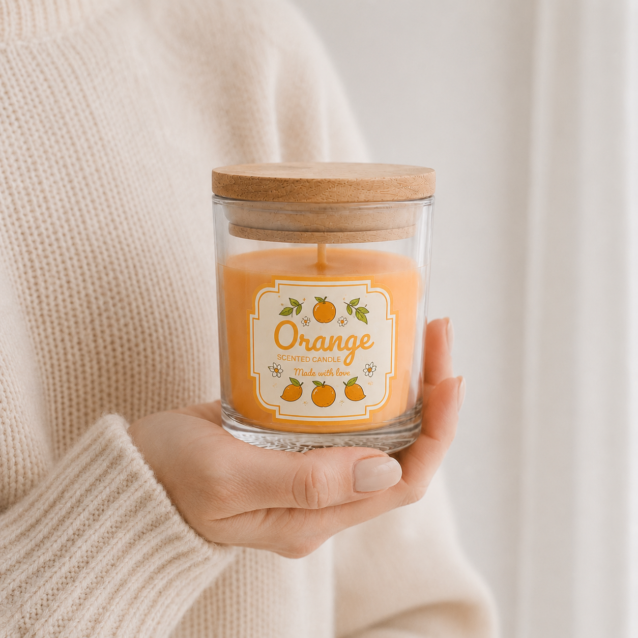 Orange Scented Candle