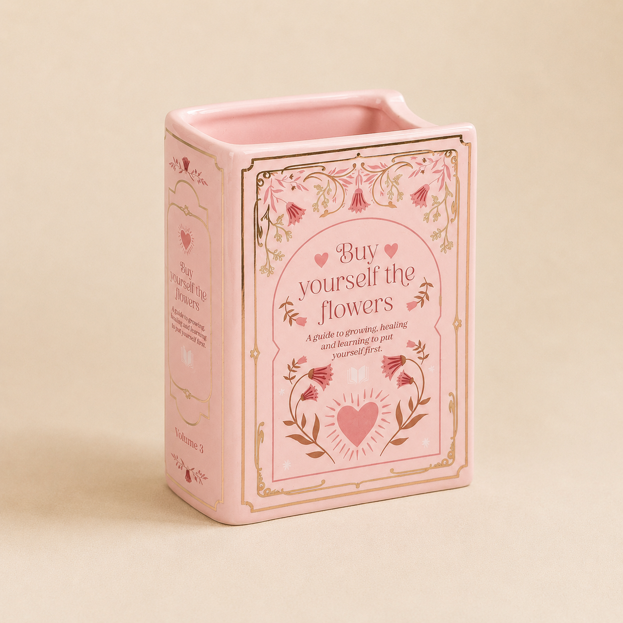 Buy Yourself the Flowers Book Vase
