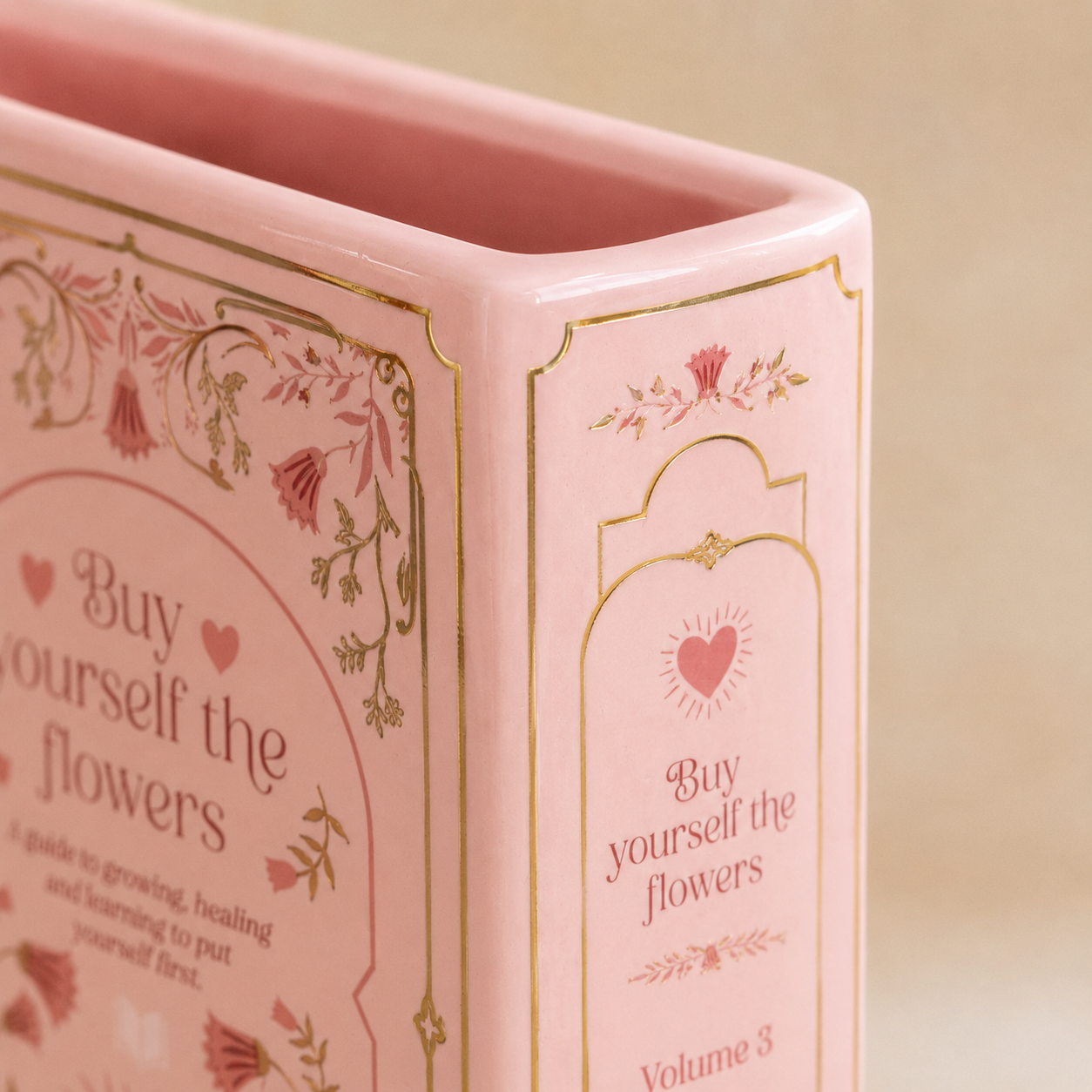 Buy Yourself the Flowers Book Vase