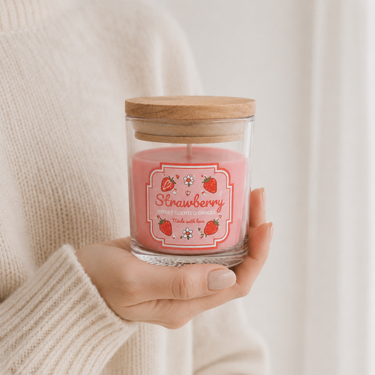 Strawberry Sweet Scented Candle