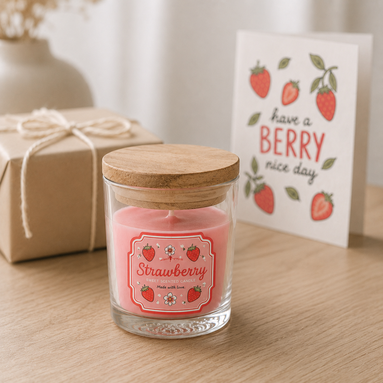 Strawberry Sweet Scented Candle