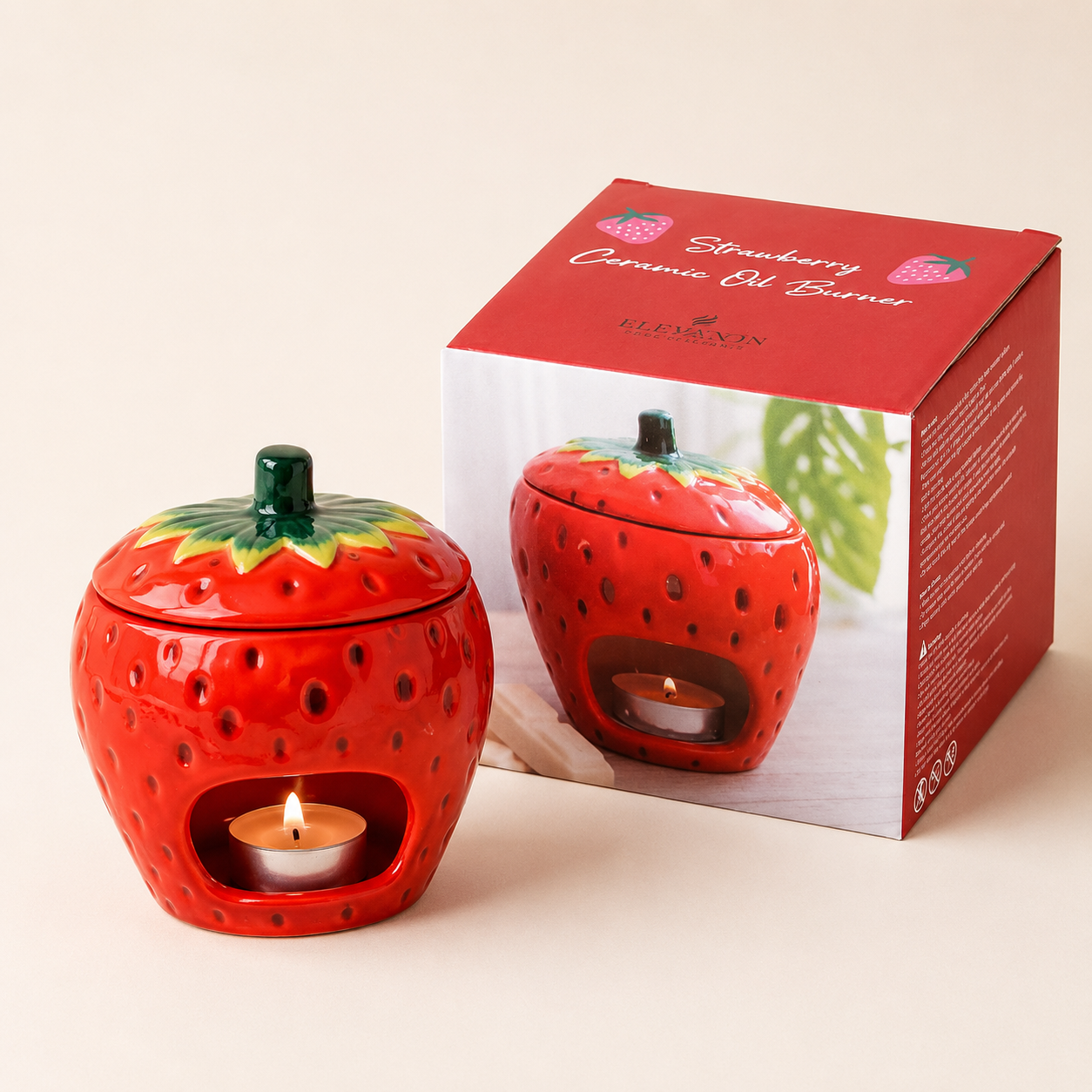 Strawberry Ceramic Oil Burner