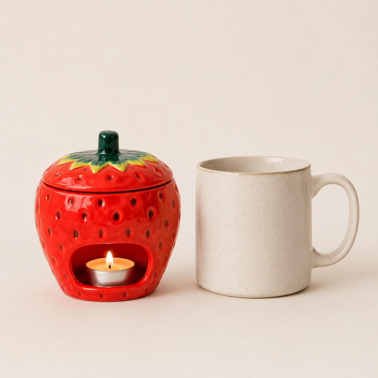 Strawberry Ceramic Oil Burner