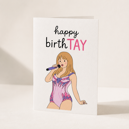 Taylor Swift-inspired Birthday Card