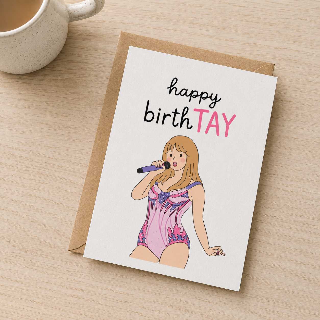Taylor Swift-inspired Birthday Card