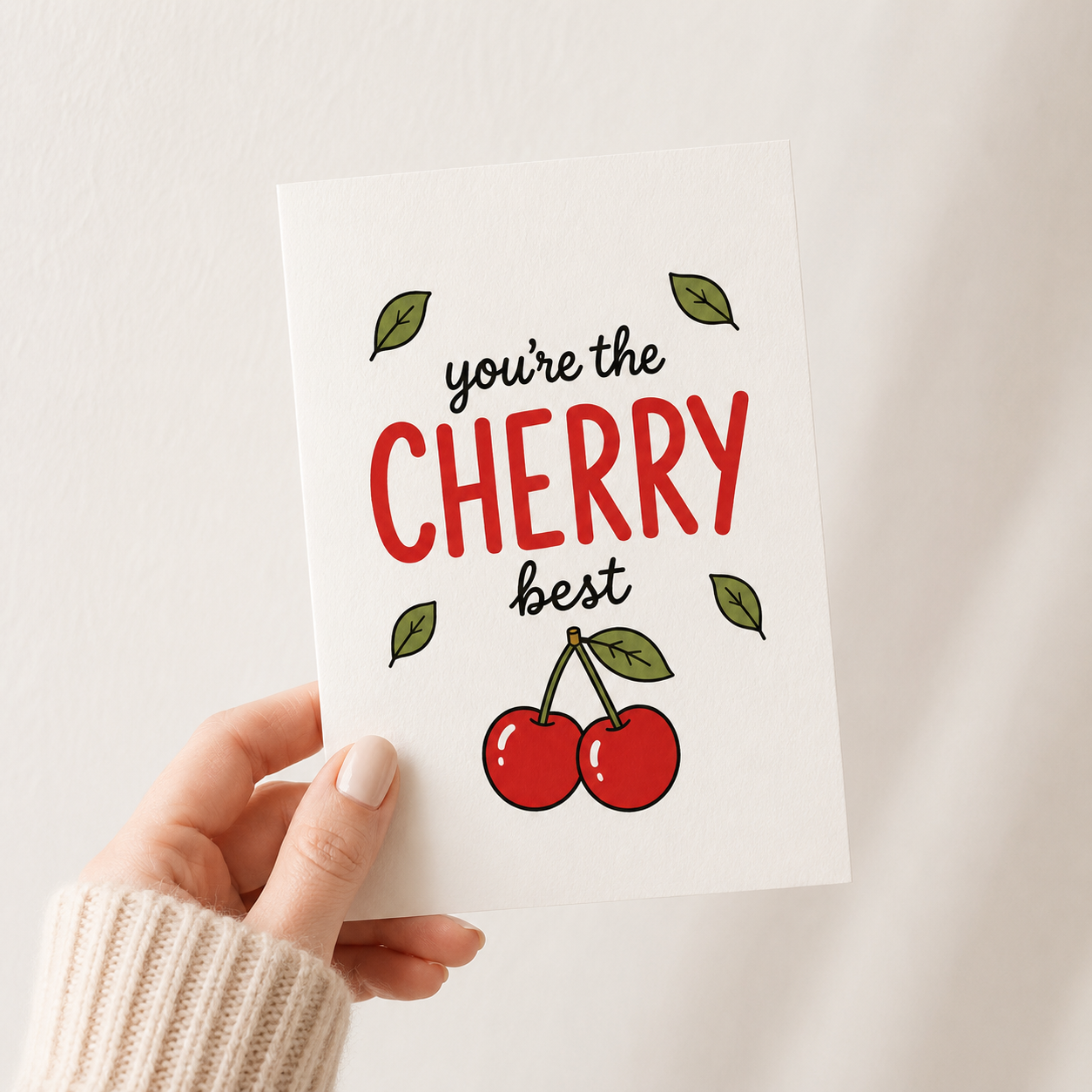 Cherry Best Friendship Card