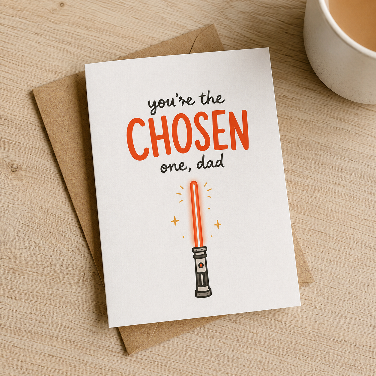 You’re The Chosen One Dad Funny Father’s Day Card