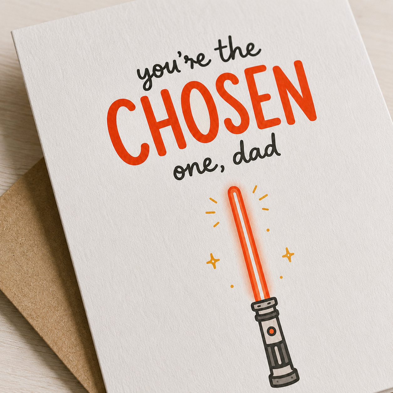 You’re The Chosen One Dad Funny Father’s Day Card