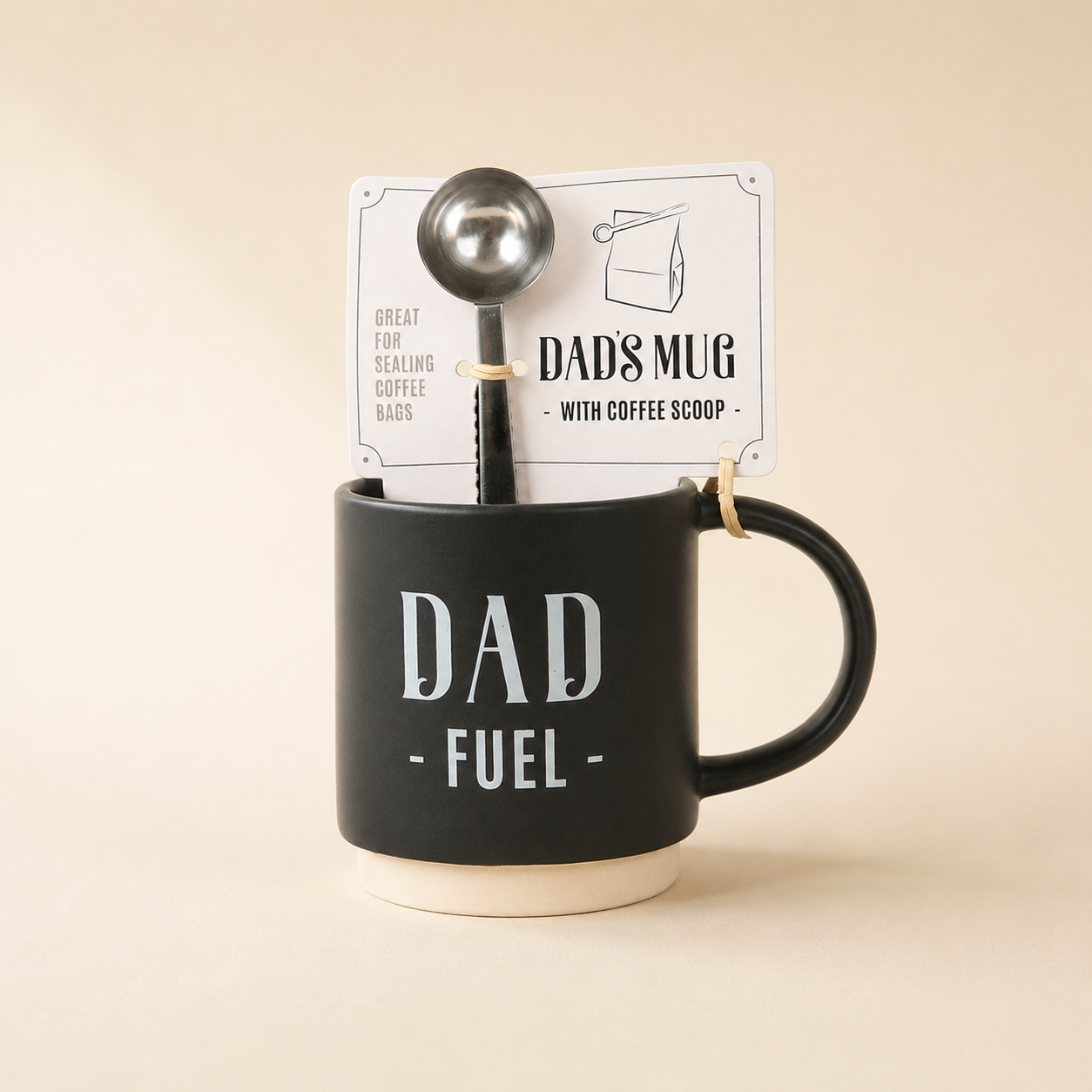 Dad Fuel Mug & Coffee Scoop Gift Set