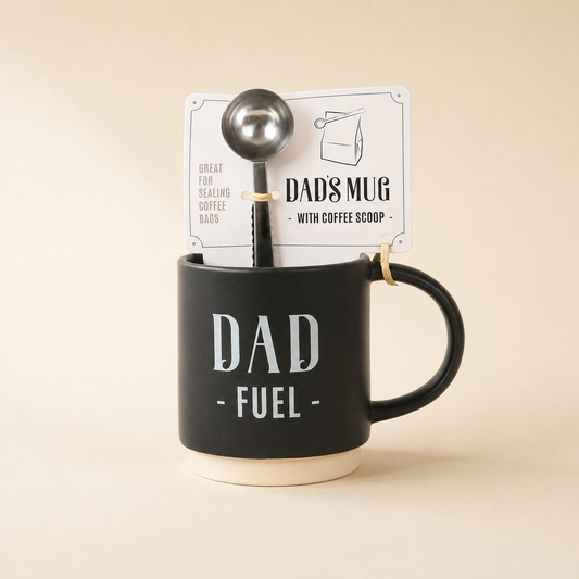 Dad Fuel Mug & Coffee Scoop Gift Set