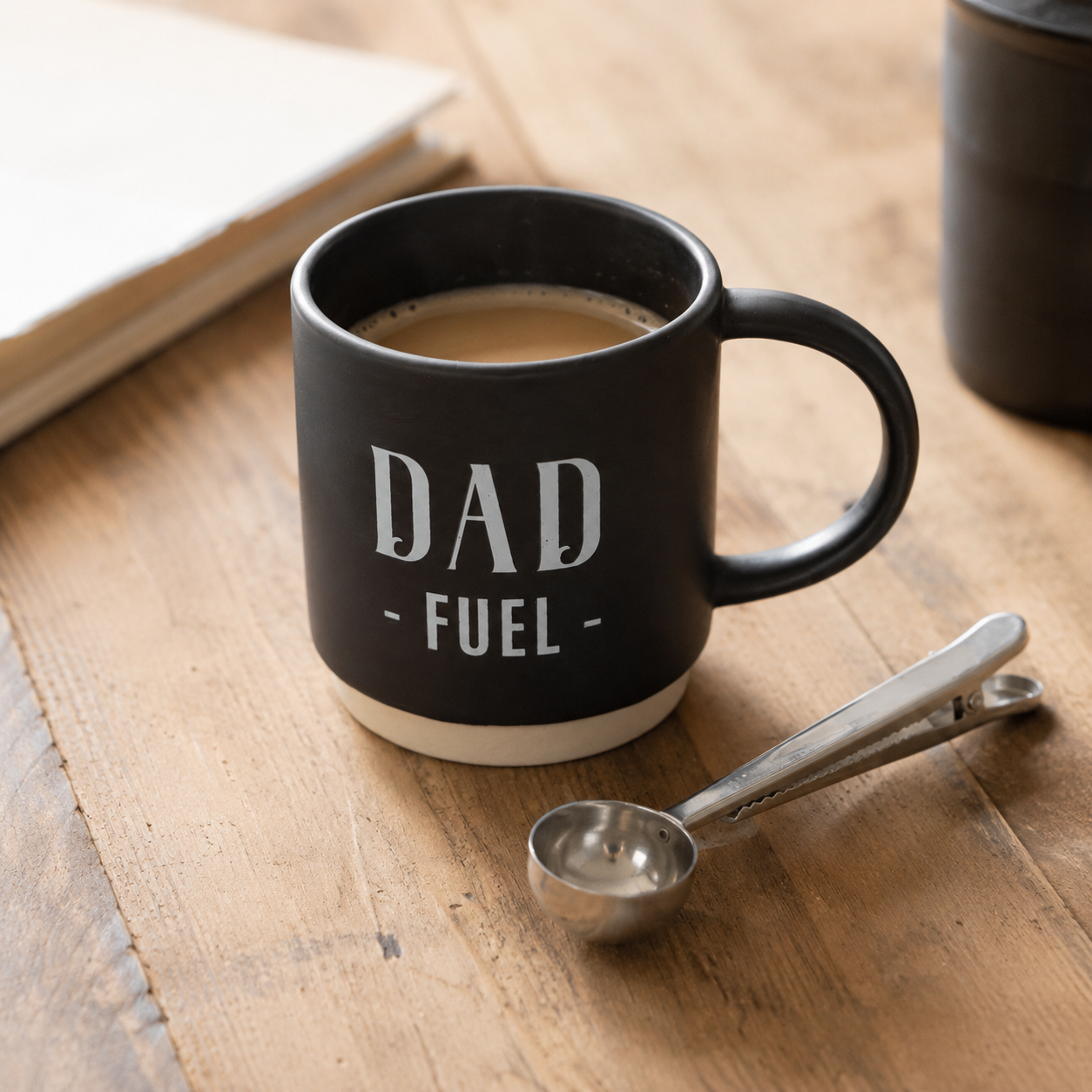 Dad Fuel Mug & Coffee Scoop Gift Set