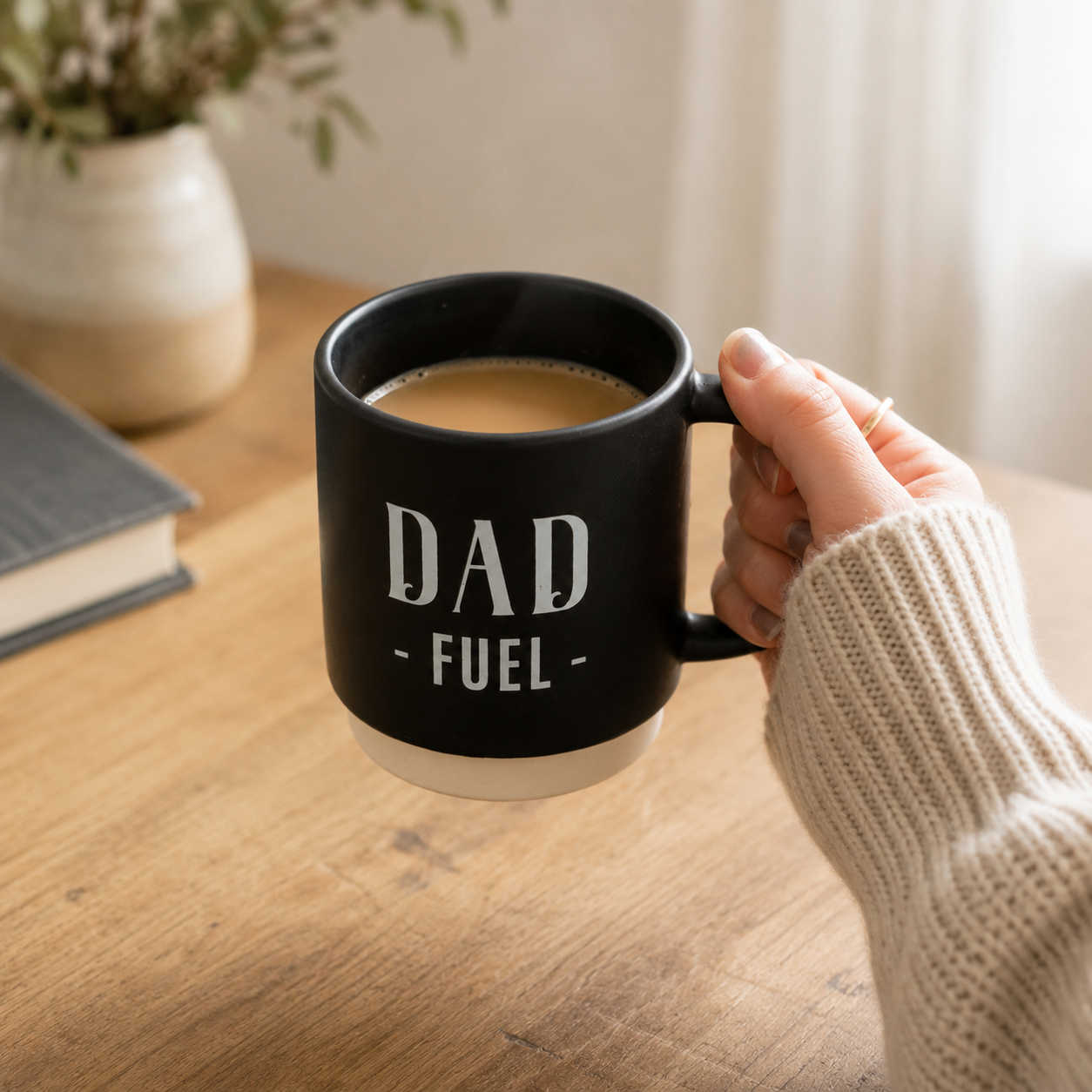 Dad Fuel Mug & Coffee Scoop Gift Set