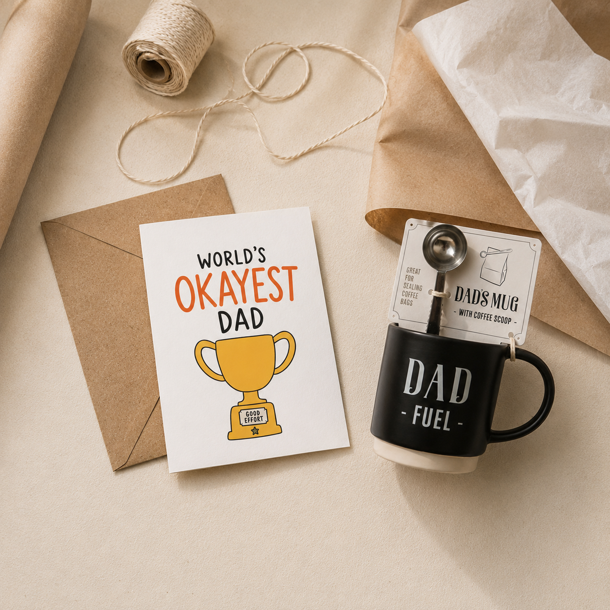 World’s Okayest Dad Funny Father’s Day Card