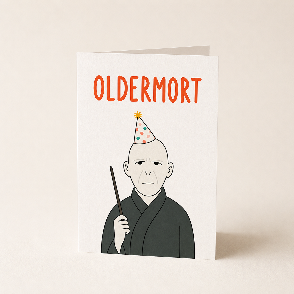 Oldermort Funny Birthday Card